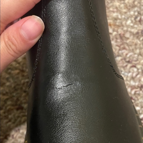 Unisex New Dr. Martens Dorrain Chelsea Black Leather Boots M6 W7 - Picture 11 of 11